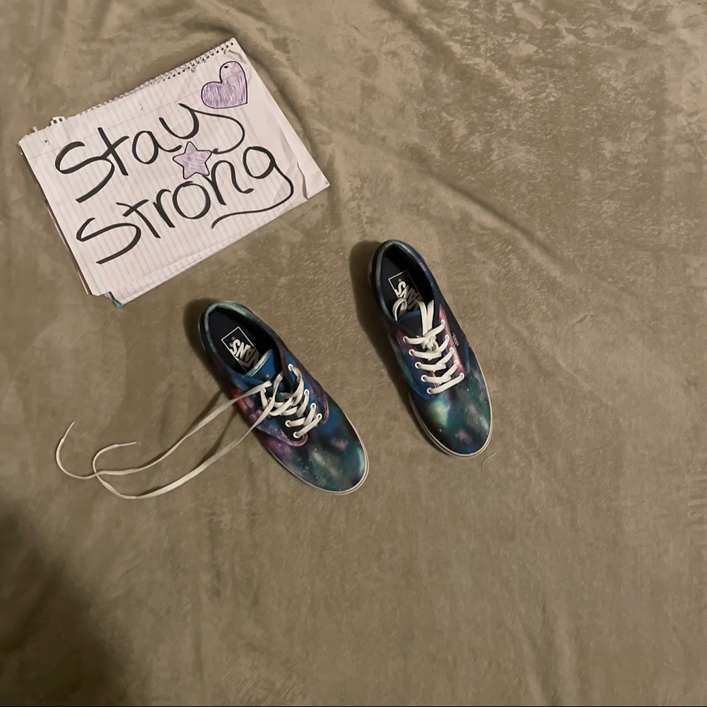 Vans galaxy shoes